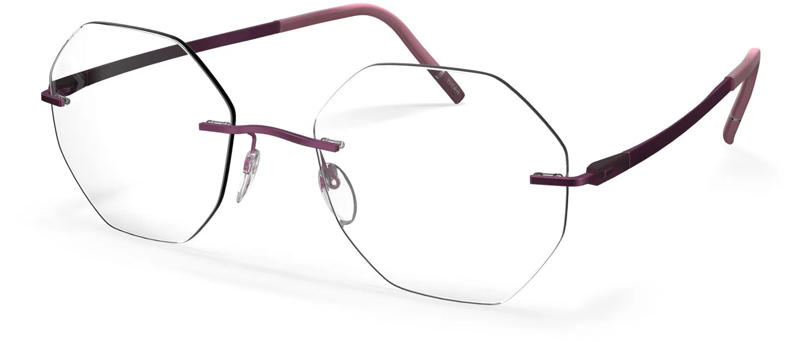 Silhouette The Dawn Demo Rimless 5573 Eyeglasses - view 55